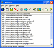 LinkLister screenshot